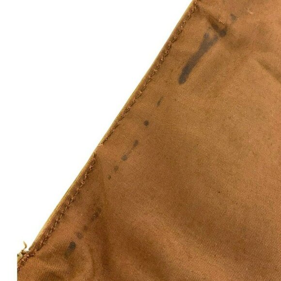 Vintage Shafmaster Leather Briefcase Tan With Shoulder Strap & Organizer Pockets - Picture 11 of 12